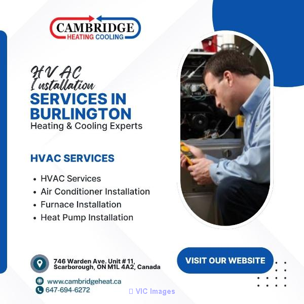 HVAC Installation Services in Burlington | Heating & Cooling Experts