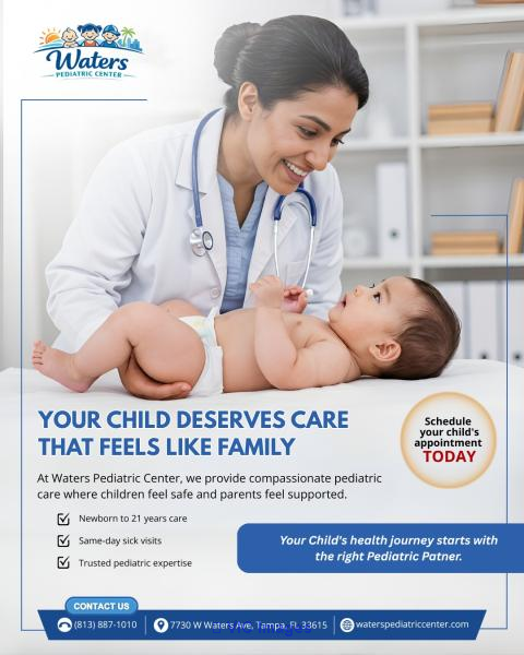 Best Baby Doctor in Town N Country | Gentle Newborn Care | Waters Pedi