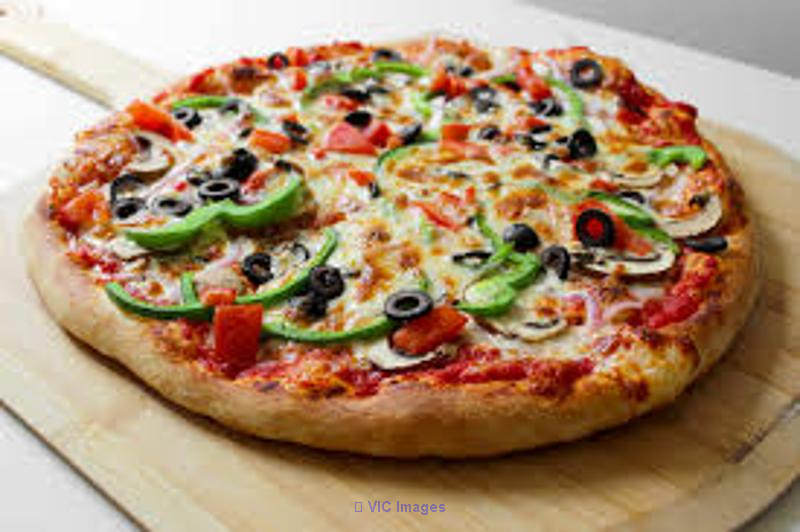 Hot & Fresh Vegetarian Pizza