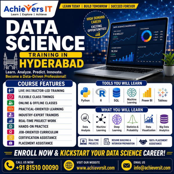 Data Scientist Course in Hyderabad | Get Job Ready Fast