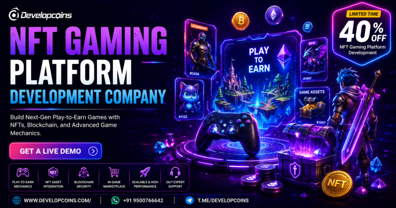 Grow Web3 Gaming Ecosystem with an NFT Gaming Platform Development