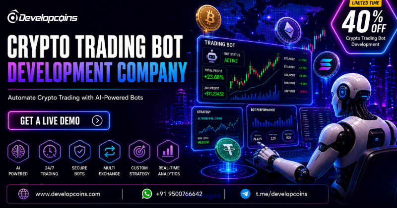 Build Intelligent Trading Platform with Crypto Trading Bot Development
