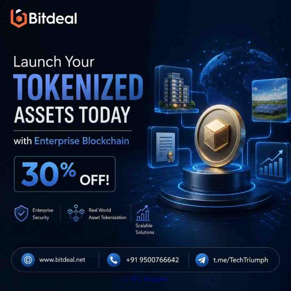 Launch Your Tokenized Assets Today with Enterprise Blockchain at 30% O
