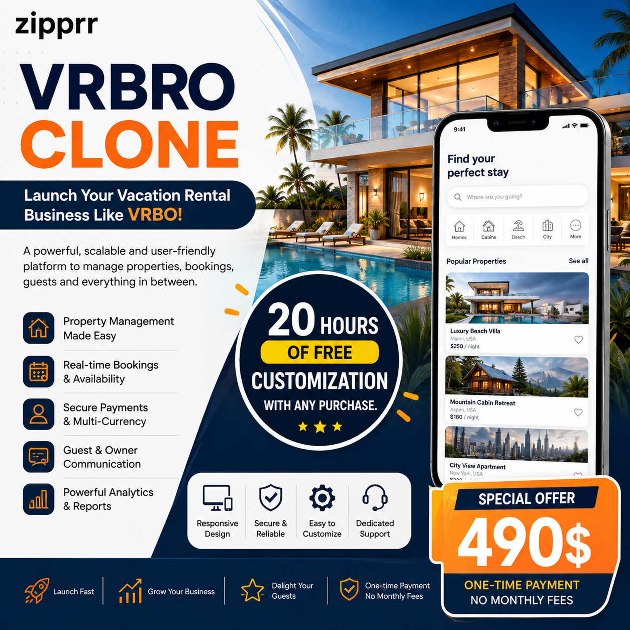 Did You Know Zipprr's Vrbo Clone Grows Passive Income?