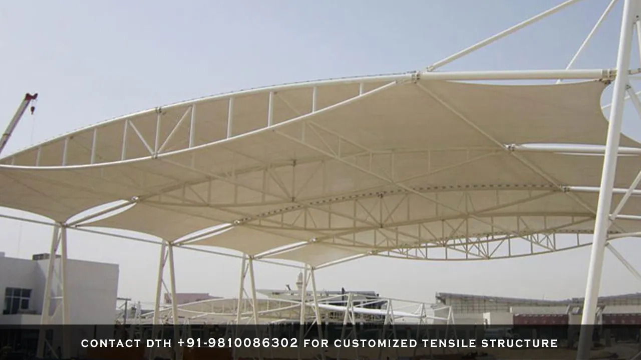Modern Tensile Roof Structures for Contemporary Properties