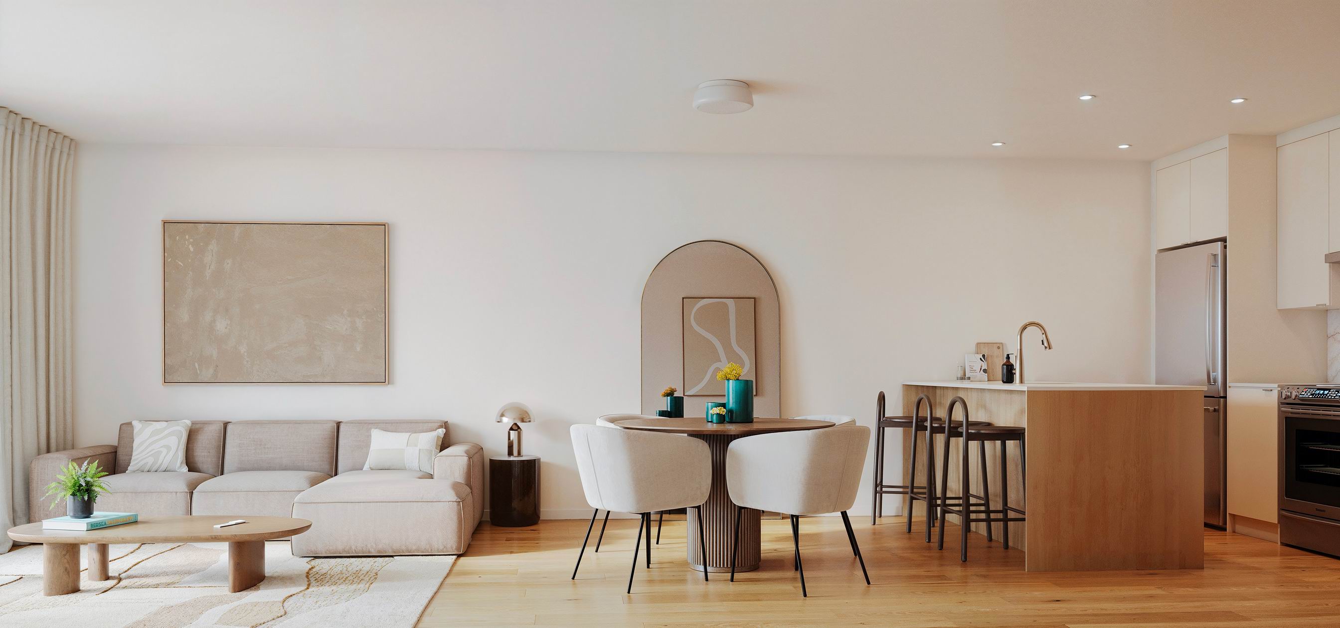 Modern Apartments Tailored for Everyday Comfort / Appartements Modernes Adaptés à Votre Vie Quotidienne