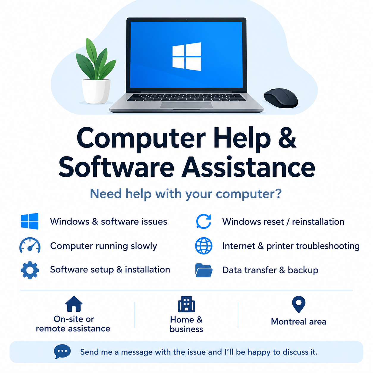 RÉPARATION INFORMATIQUE & SUPPORT TECHNIQUE