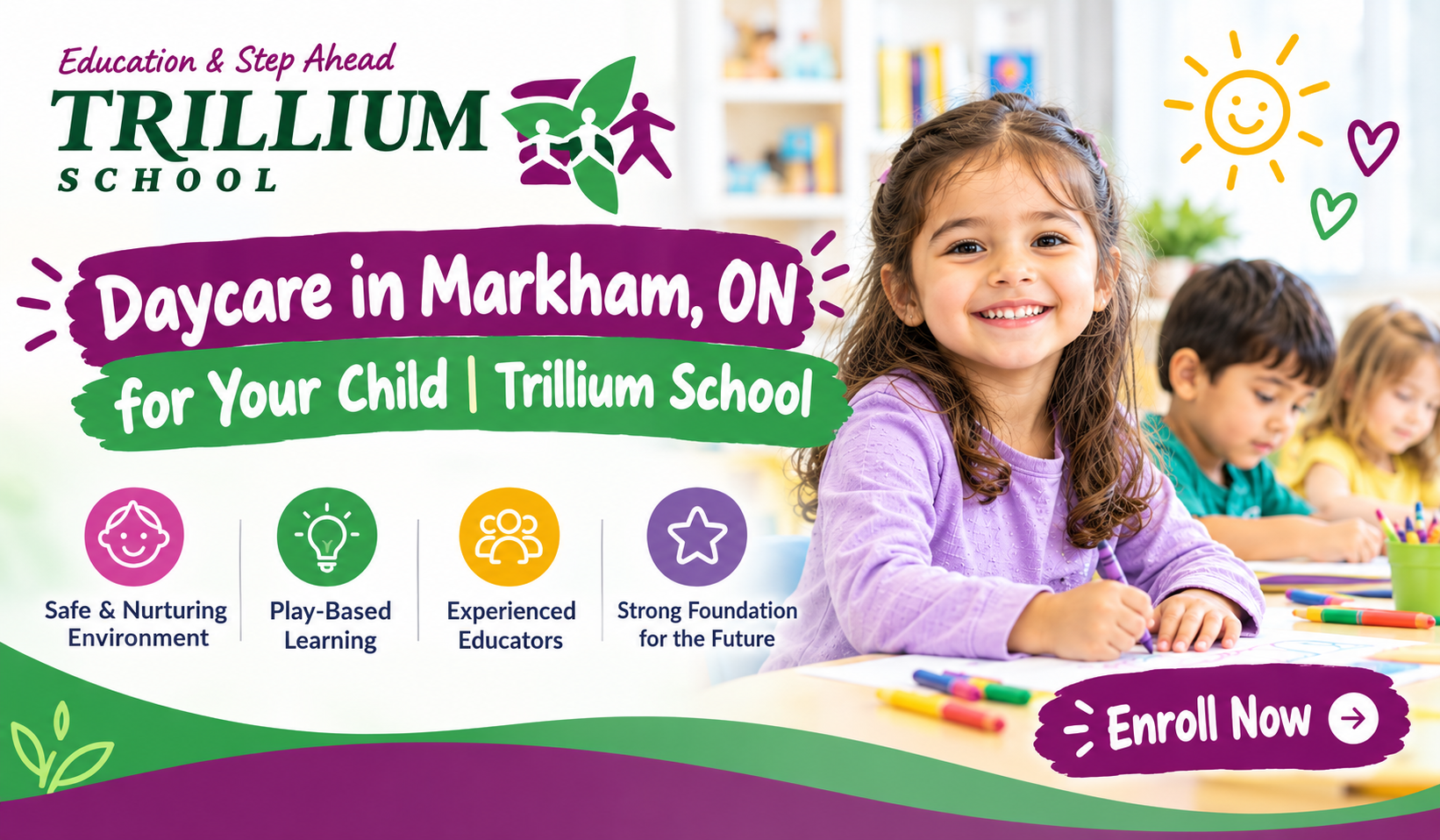 Daycare in Markham, ON for Your Child | Trillium School