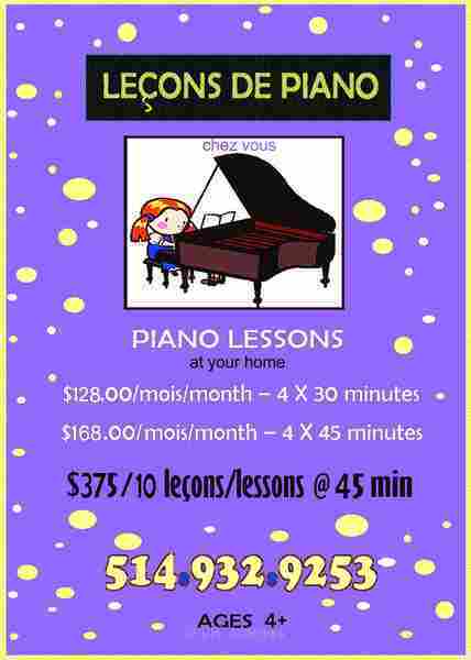 PIANO LESSONS for Young Beginners