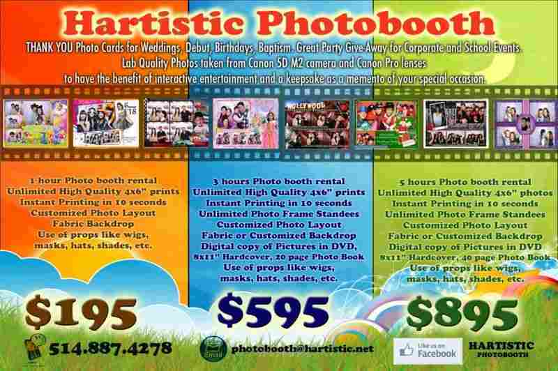 EVENT PHOTOBOOTH FOR WEDDINGS, BIRTHDAYS, COMPANY EVENTS, ETC. - Photo 1