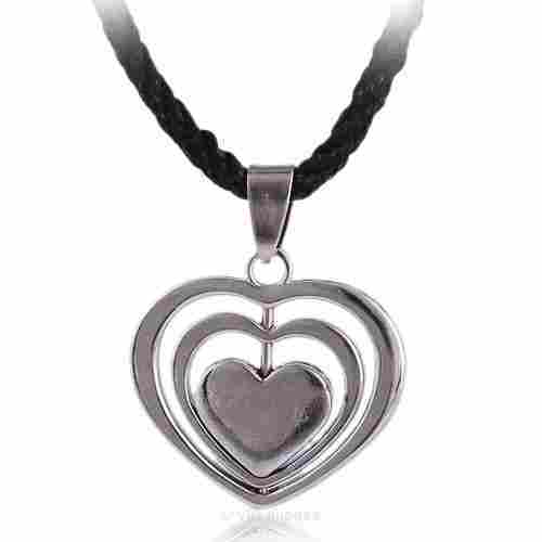 Collier avec Cur Plaqué Acier inoxydable - Photo 1