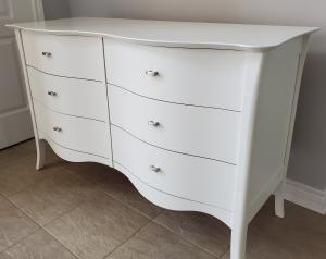Drawer dresser - white, solid Canadian wood - Photo 3