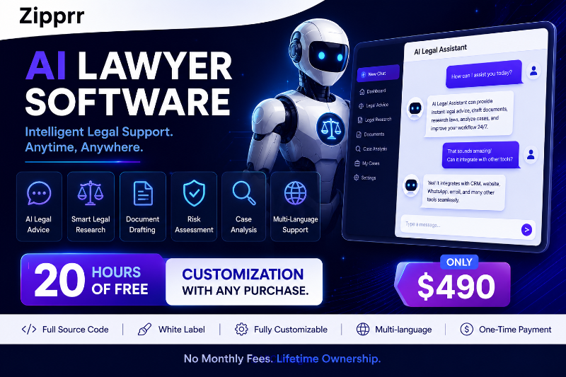 Resell Legal Tech With Zipprr`s White Label AI Lawyer Platform - Photo 1